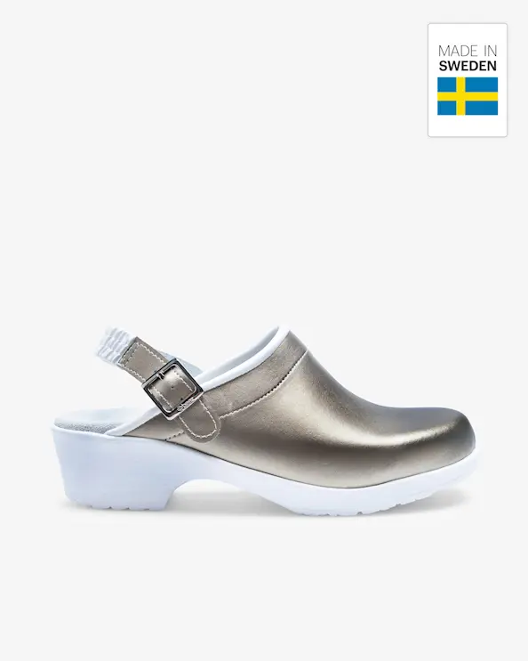 Beez Arbeidssko Klassisk Matt, Champagne Metallic