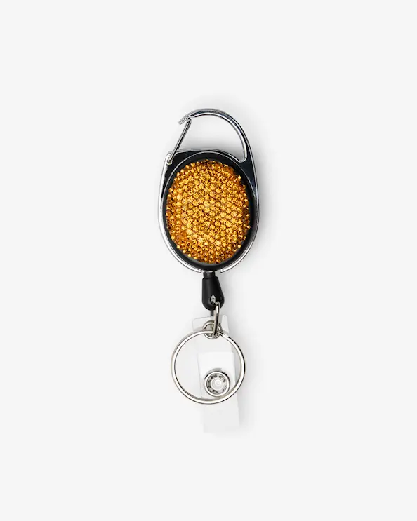 Jojo kortholder glitter Oransje
