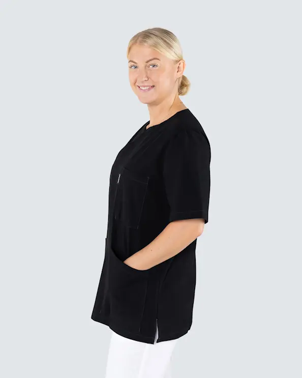 Almedahls Svart Krinklad Bussarong Unisex