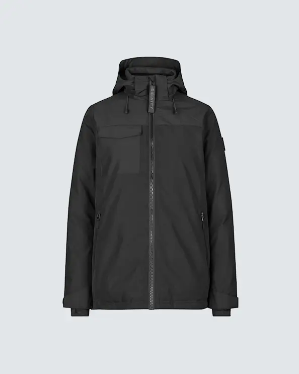 ID Identity Vinterjakke med hætte til kvinder Sort