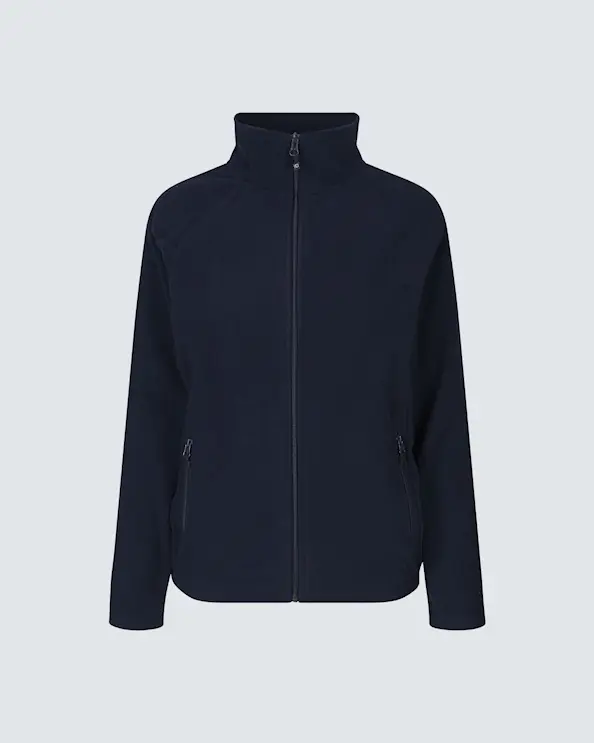 ID Identity Cardigan Microfleece Dam Marinblå