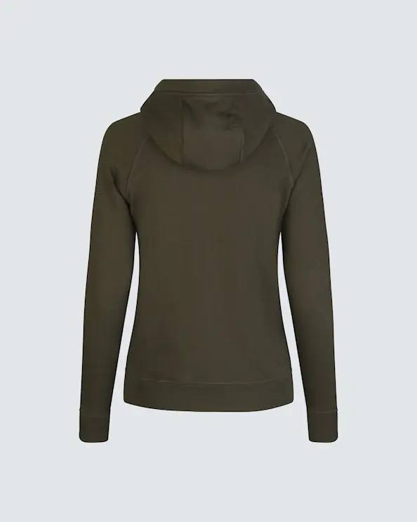 ID Identity Core Naisten Huppari Vetoketjullinen Oliivinvihreä