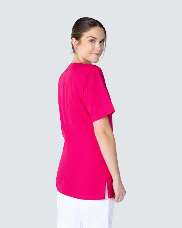 South West Staccato Fuchsia V-bluse Dame