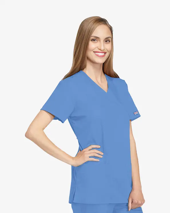 Cherokee Originals Mock Wrap Top WWE4801 Hellblau