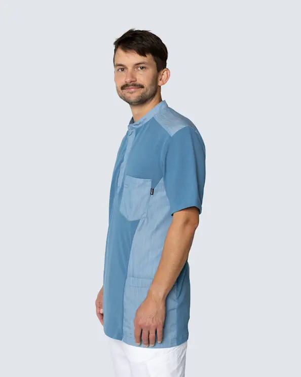 Kentaur Pique polo for herrer Grå Blå