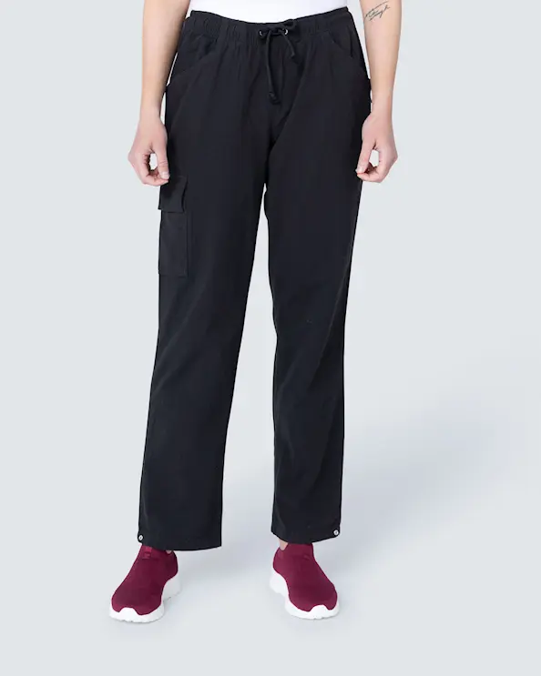South West Cotton Crincle Cody Musta Housut Unisex