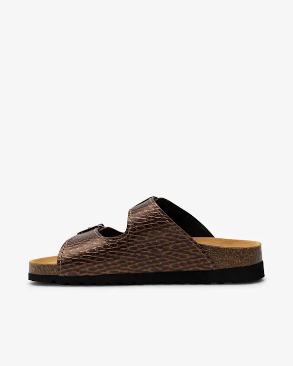 Embla 2736 Airbed Sandal Brons Mönstrad