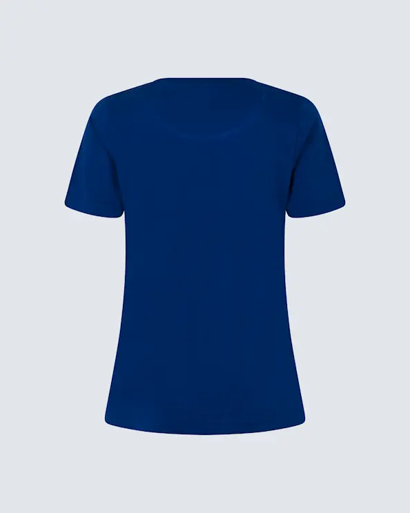 ID Identity t-shirt T-TIME til dame Cobalt Blue