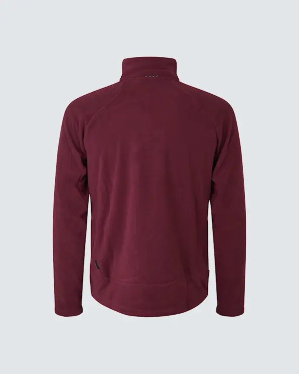 ID Identity Miesten Mikrofleecetakki Zip-n-mix Burgundy