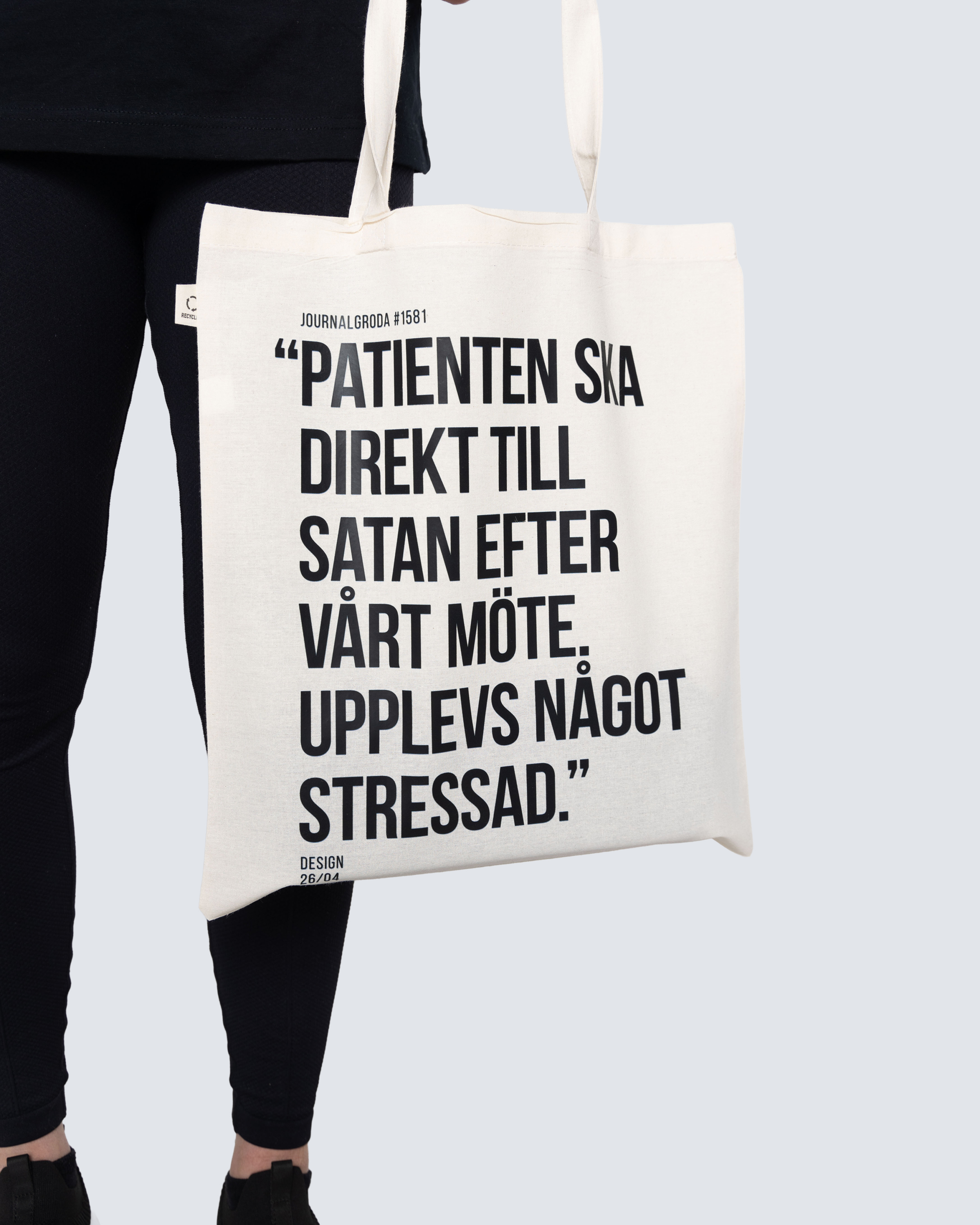 Journalgrodor Tygväska #1 Off white