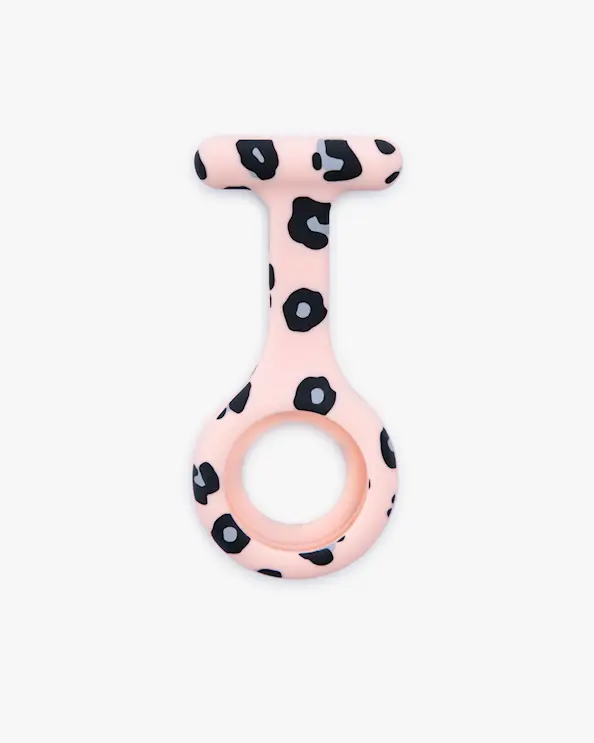 Valencia Rosa Leopard Silikonskal