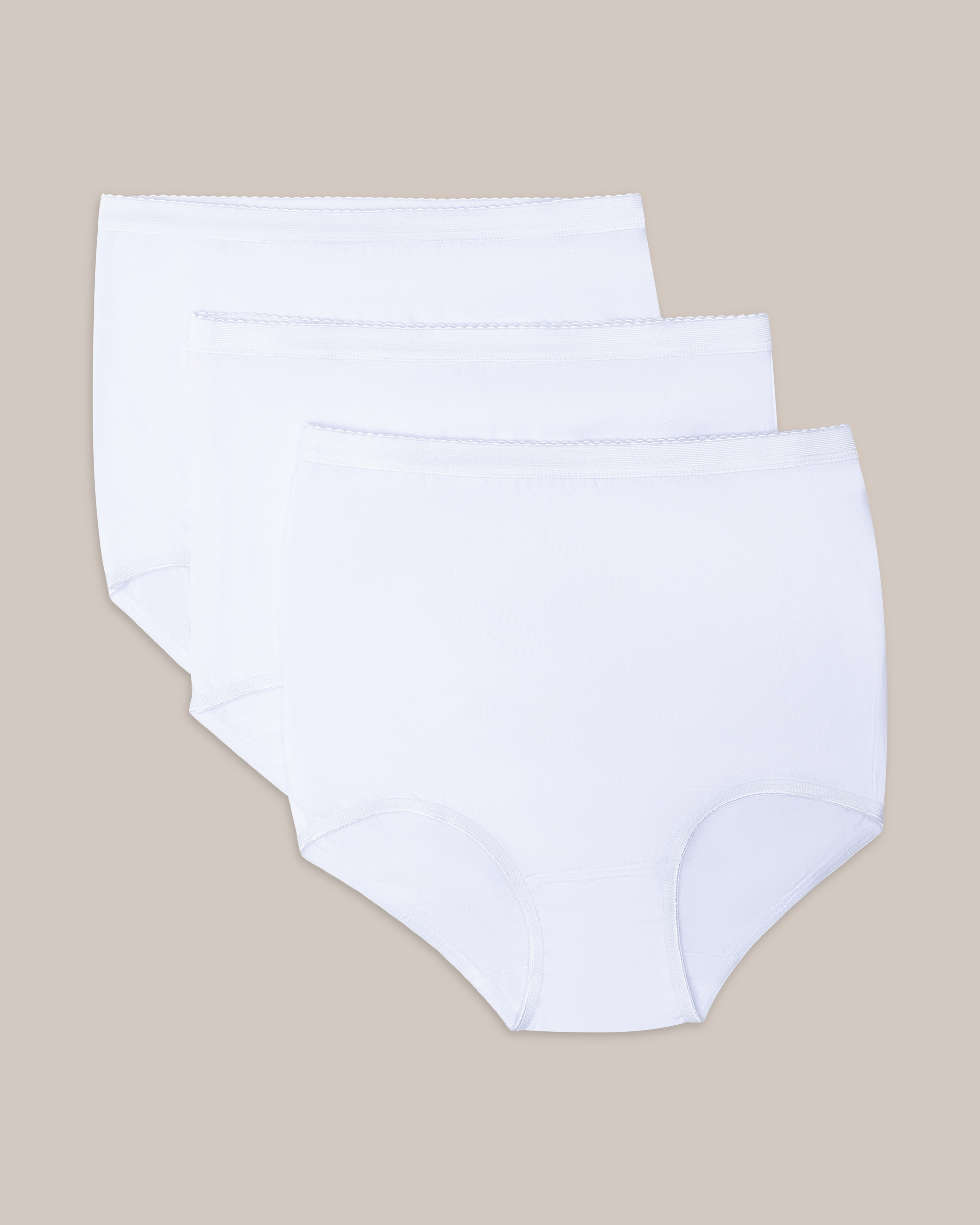 Maxitrusse Sofie 3-pak  Hvid