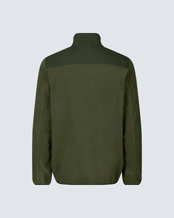 ID Identity Bonded-Fleecejacke Herren Olivgrün