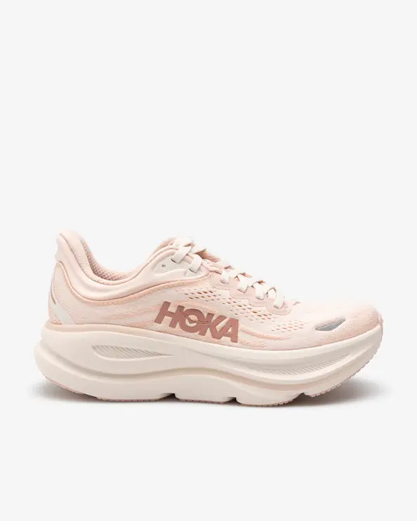 Hoka W Bondi 9 Lenkkarit Rose Latte/Rose Cream