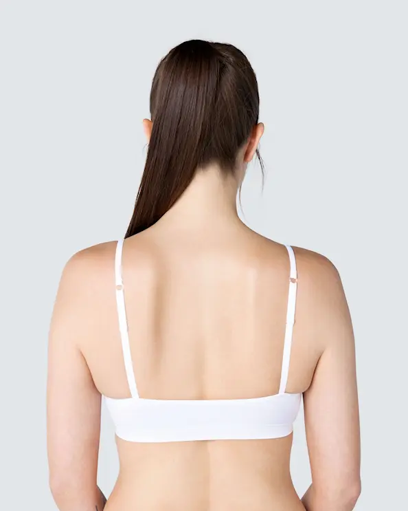 Seamless top Marie Vit smala band