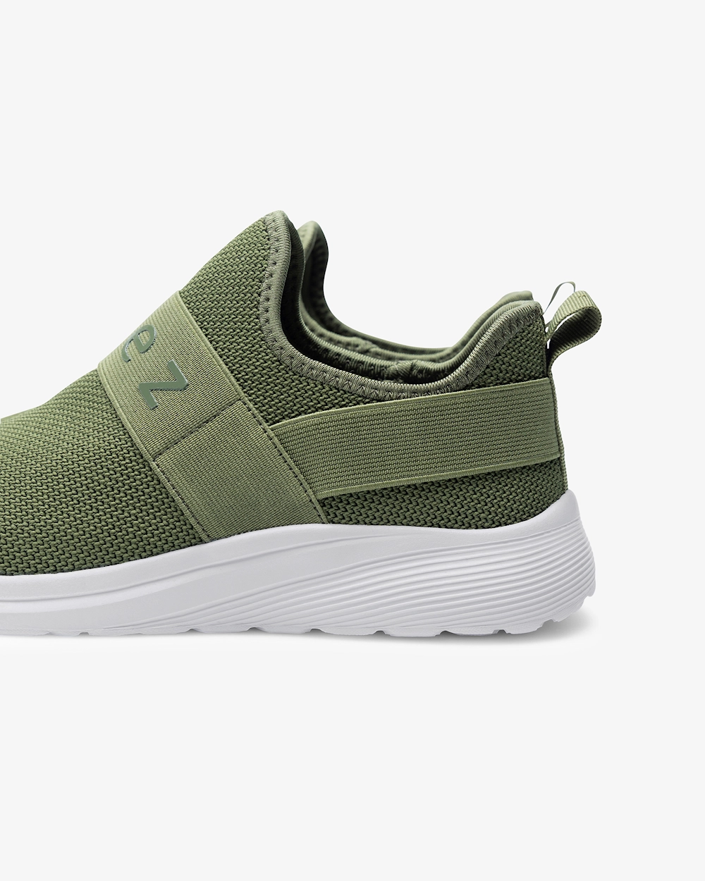 Beez Bliss Slip-on Olive Green Sneakers