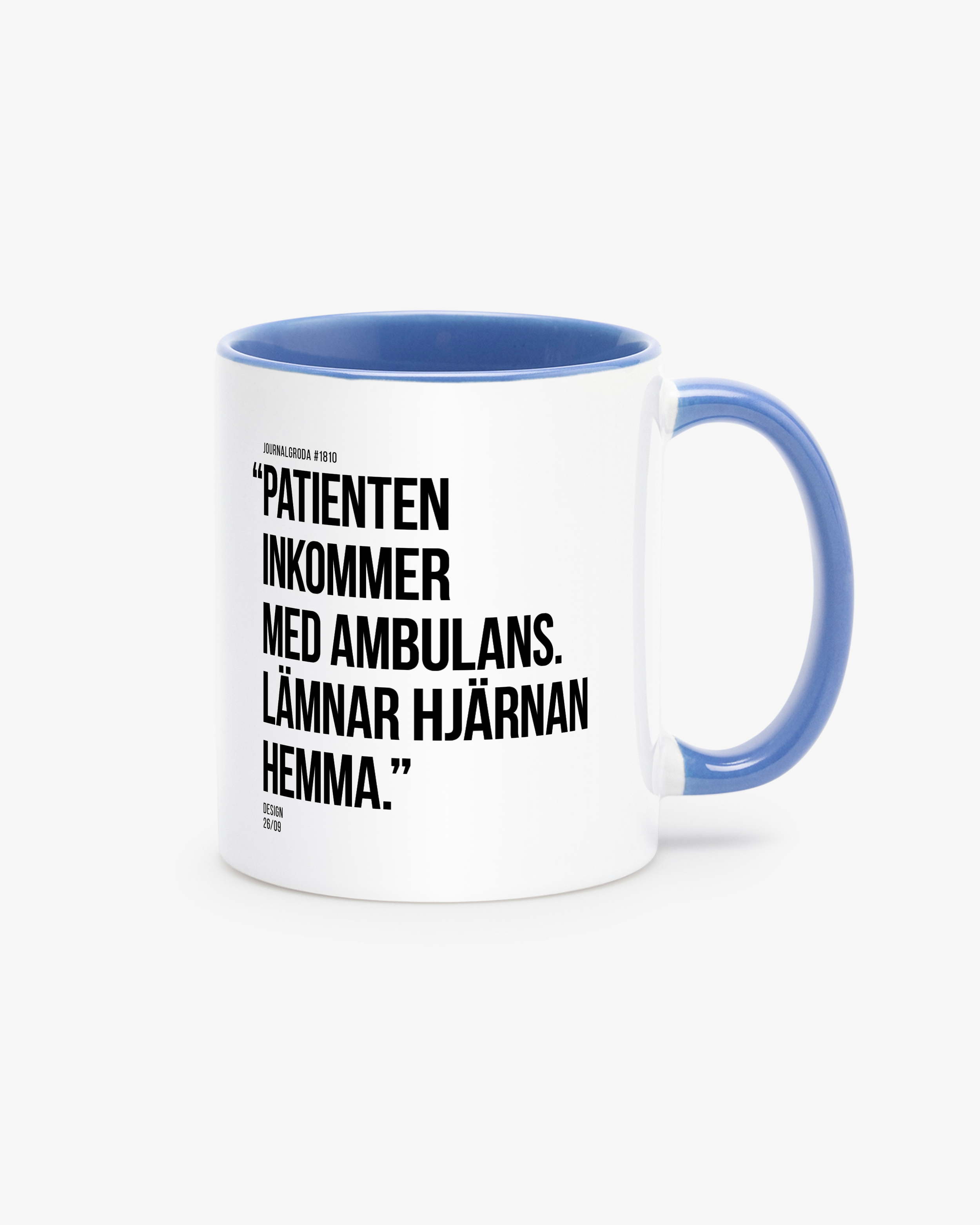 Journalgrodor Mugg #3 Blå