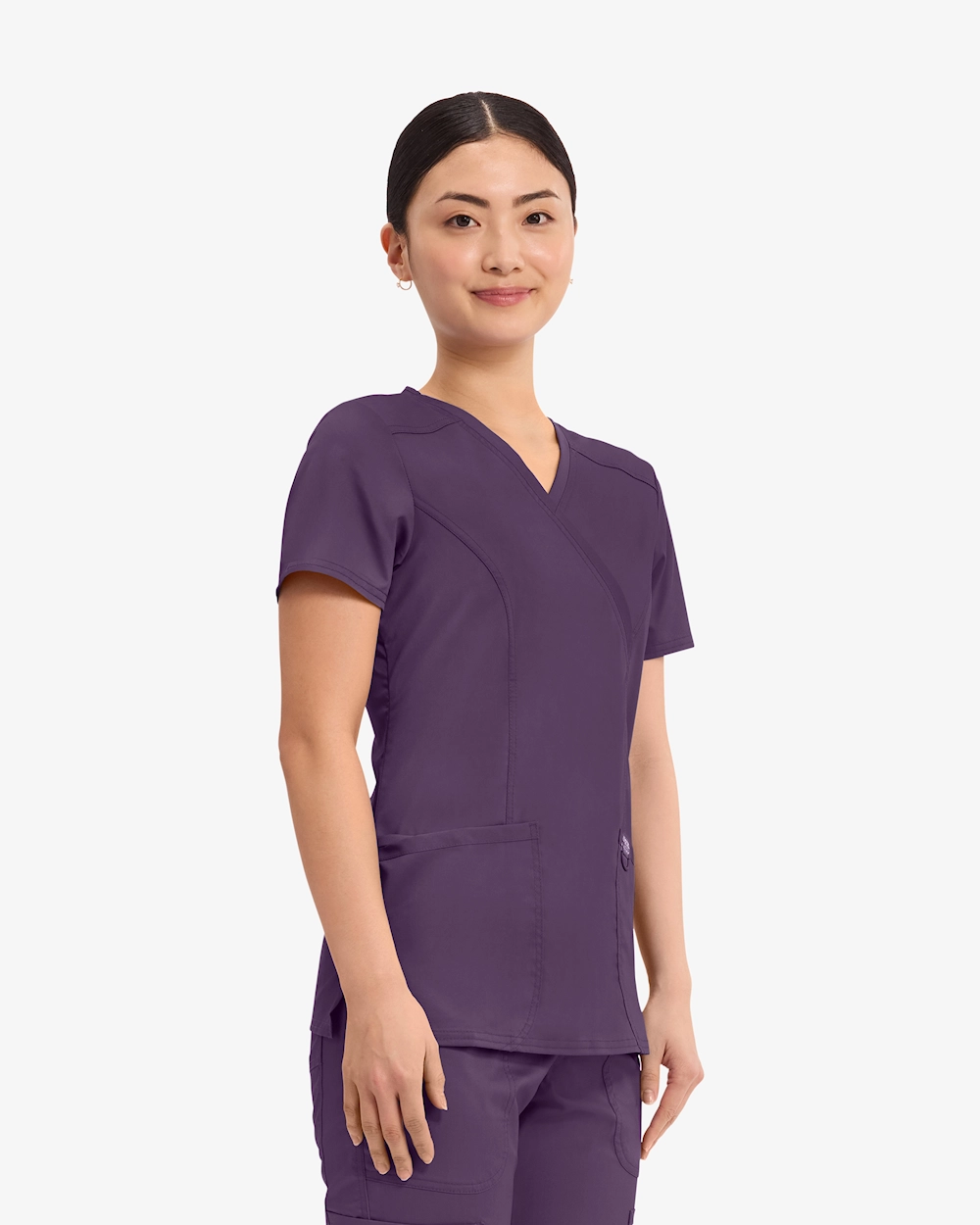 Cherokee Revolution Mock Wrap Top WWE610 Lilla