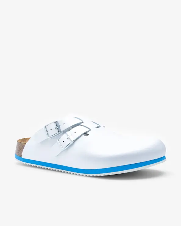 Birkenstock Professional Kay Sandal Vit, Blå Sula