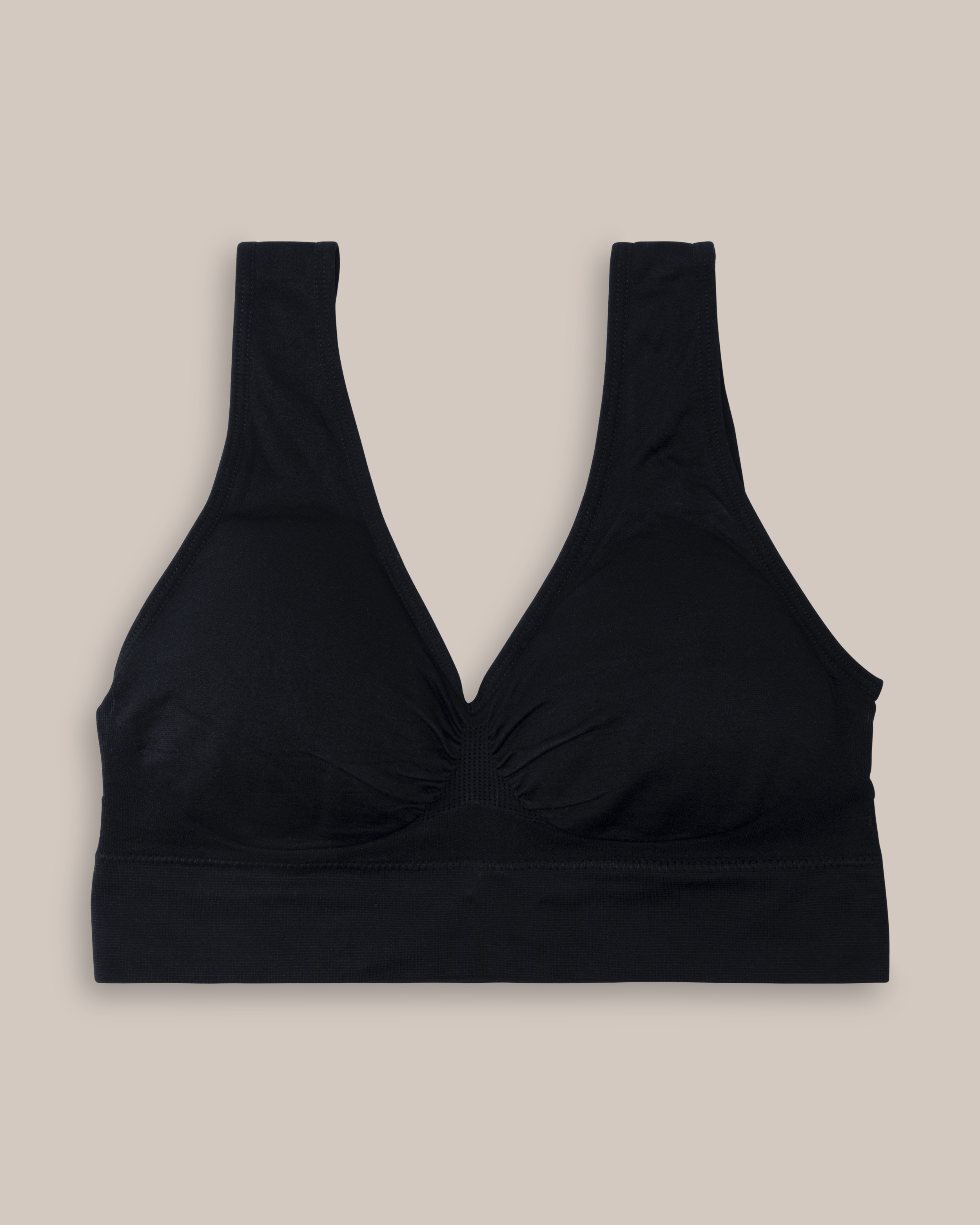 Seamless Top Marie udtageligt indlæg Sort