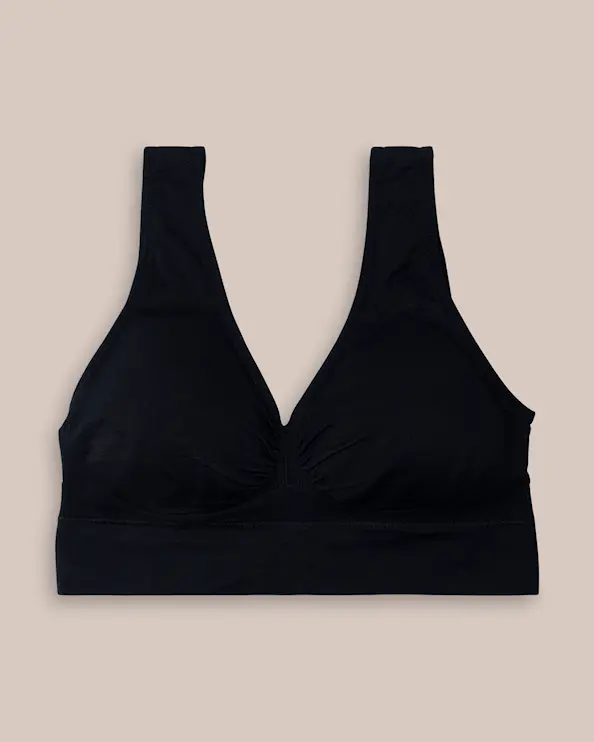 Seamless top Marie avtagbare innlegg Sort