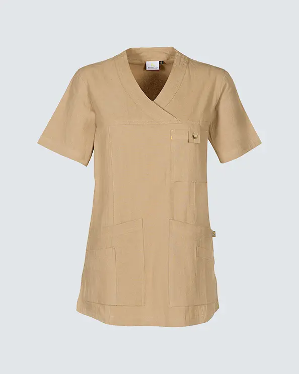 Nytello Kittel Crinkle Dame Beige