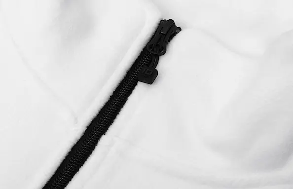 ID Identity Miesten Neuletakki Mikrofleece Valkoinen