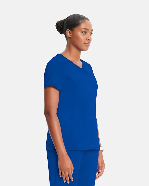 Infinity Mock Wrap Top CKE2625A Mørkeblå