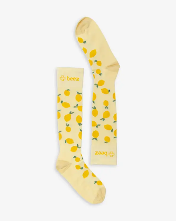 Beez Stödstrumpa Lemona Gul