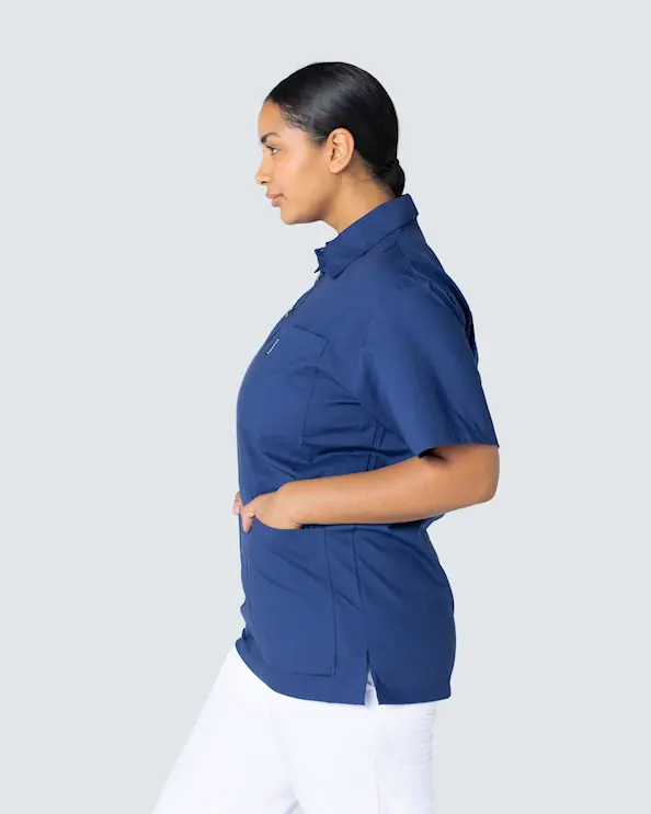 Almedahls Laivastonsininen Kauluspusero Unisex