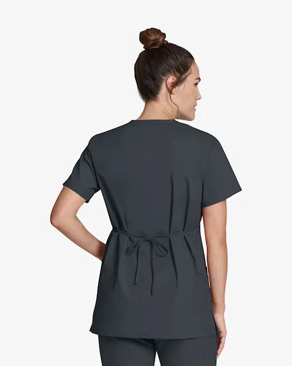 Dickies Signature Mock Wrap Top DKE632 Graphite