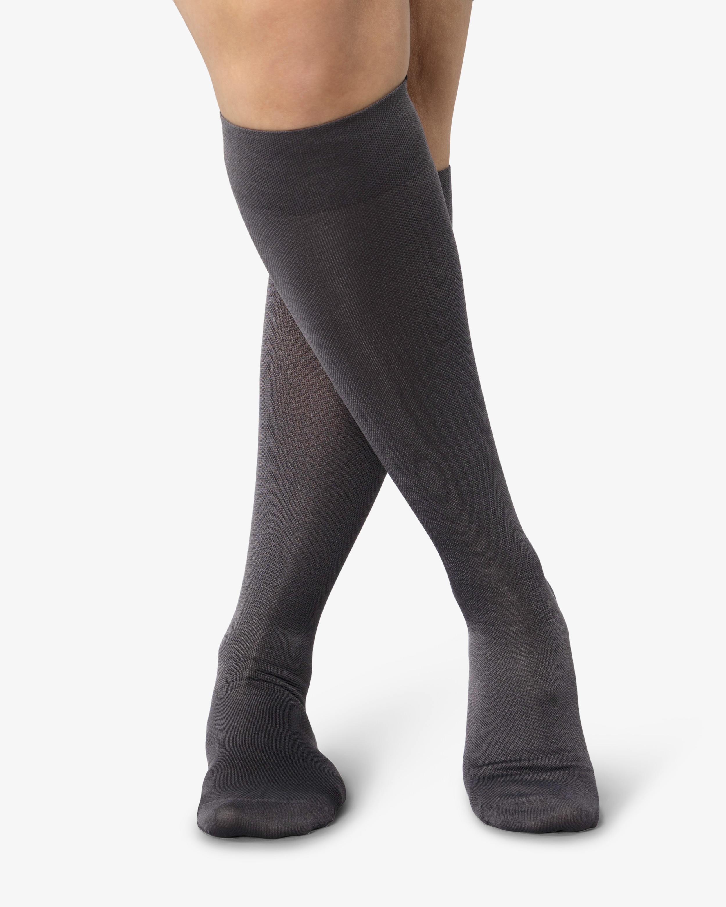 Segreta Repomen Antracit Stödstrumpa