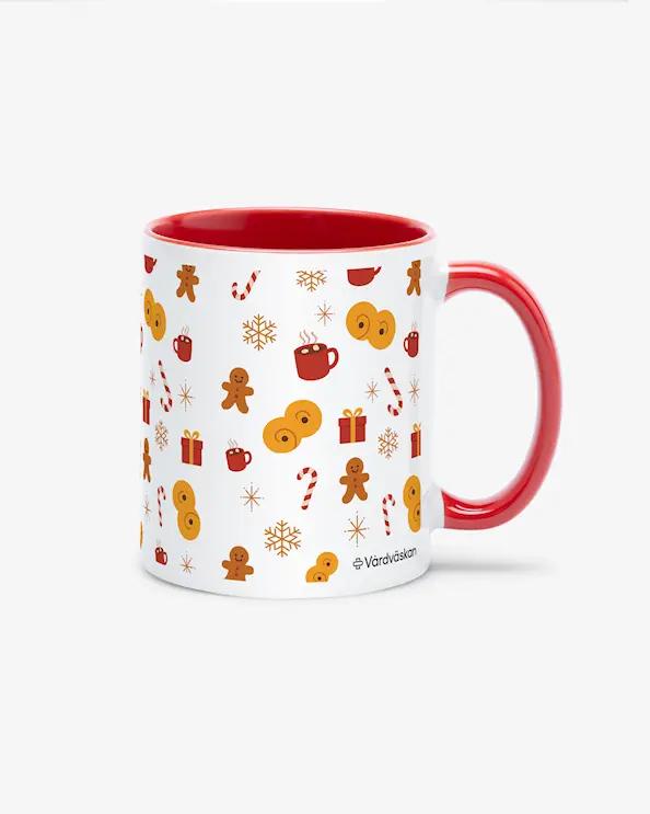 Krus Swedish Christmas Fika Rød