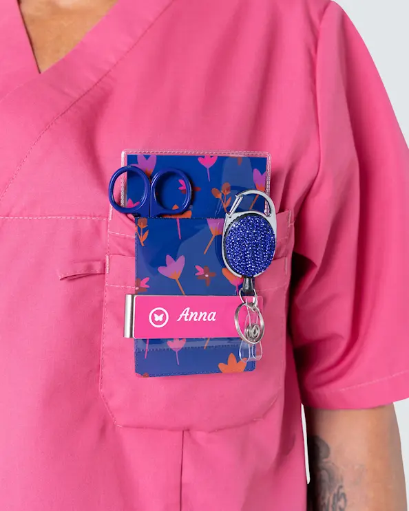 Jojo korthållare glitter   Havsblå