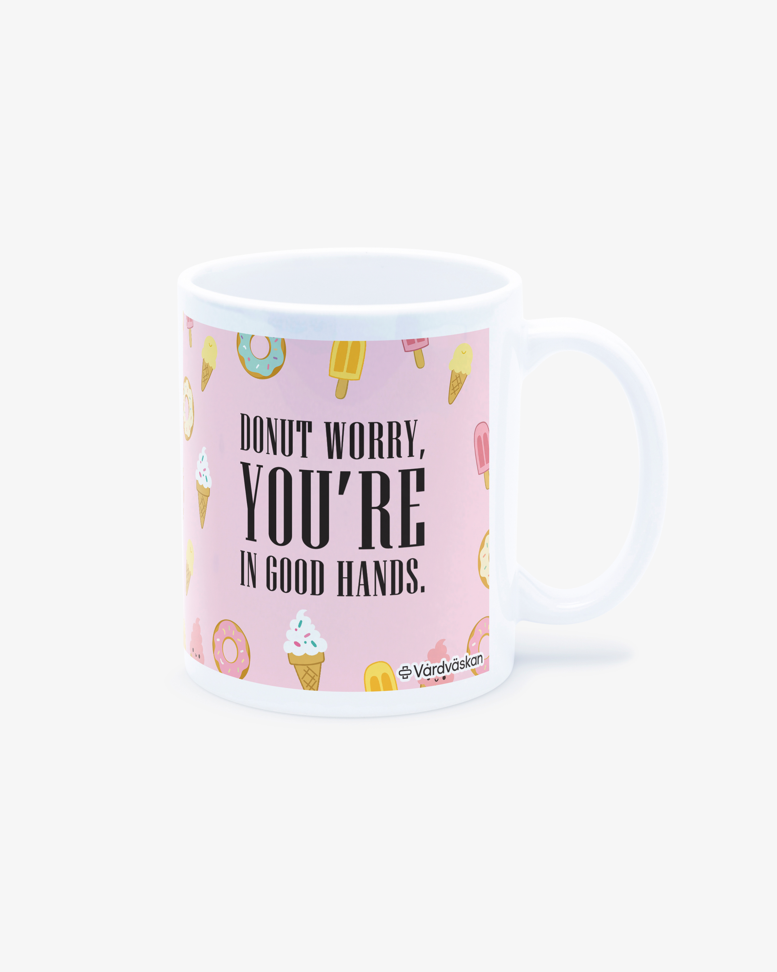 Mugg Donut Worry, You're in Good Hands