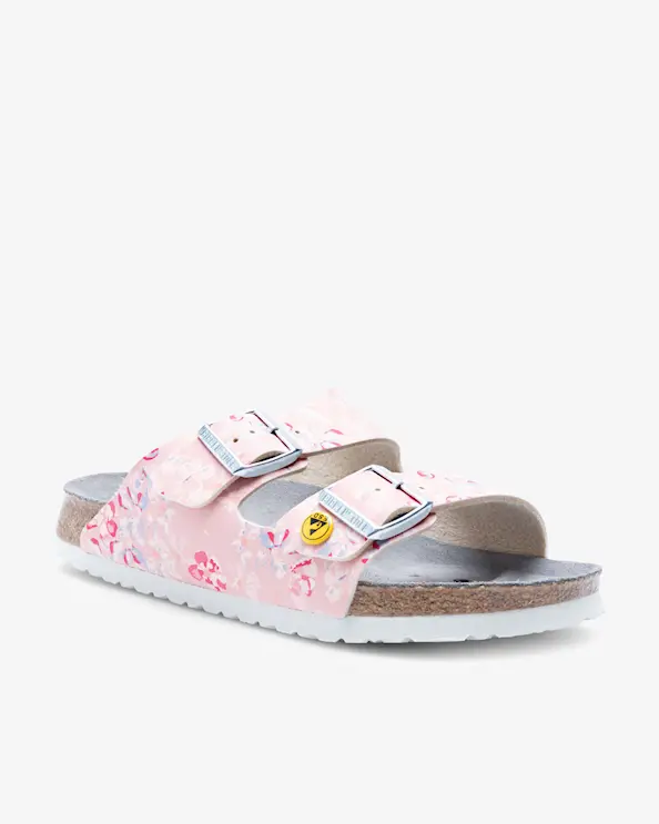 Birkenstock Pro Arizona ESD Sandal Smal Rosa Blommig