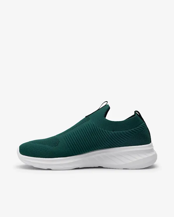 Beez Remedy Slip-on Sneaker Mörkgrön