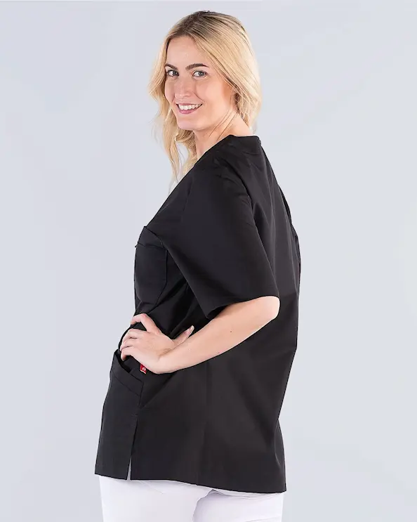 Segers Svart Tunika Tencel Unisex
