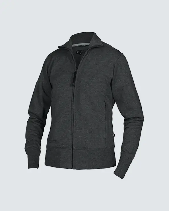 Texstar Sweatshirt med lynlås til kvinder  Graphite