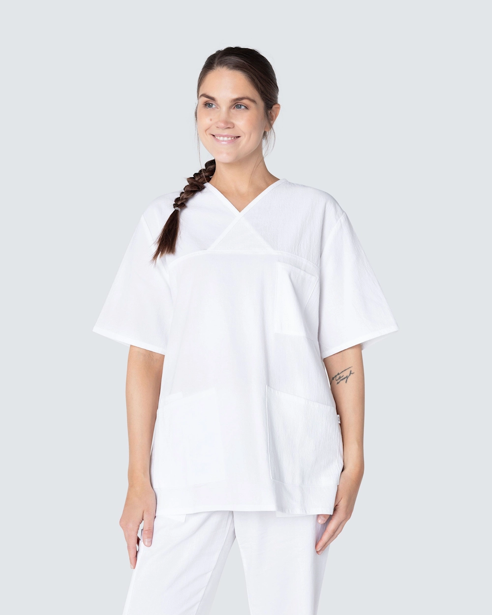 Hejco Crinkle Colin Hvid Busseronne Unisex