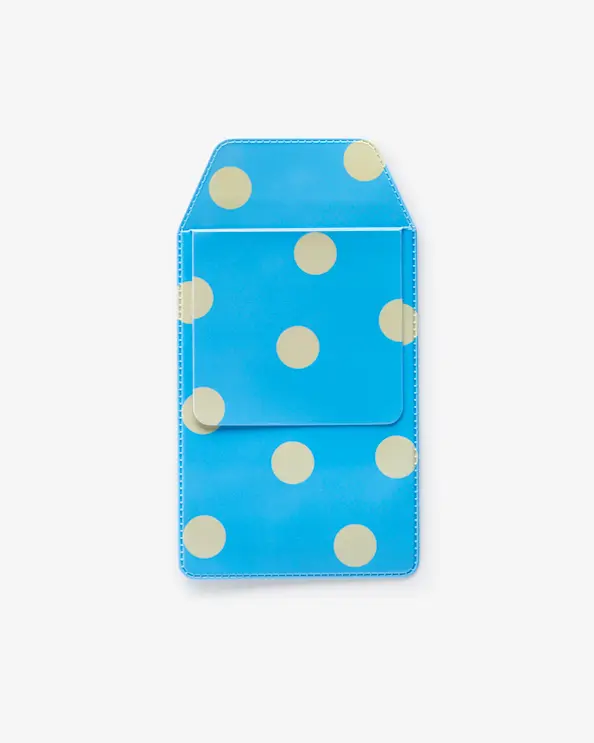 Pennelomme Prikkete Blå