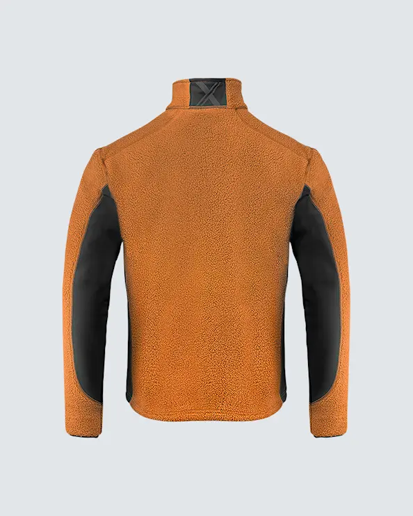 Texstar Pile Fleece-jakke for menn Oransje