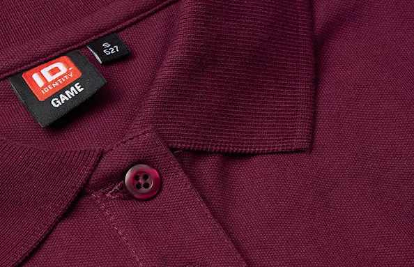 ID Identity Naisten Pikeepaita Burgundy