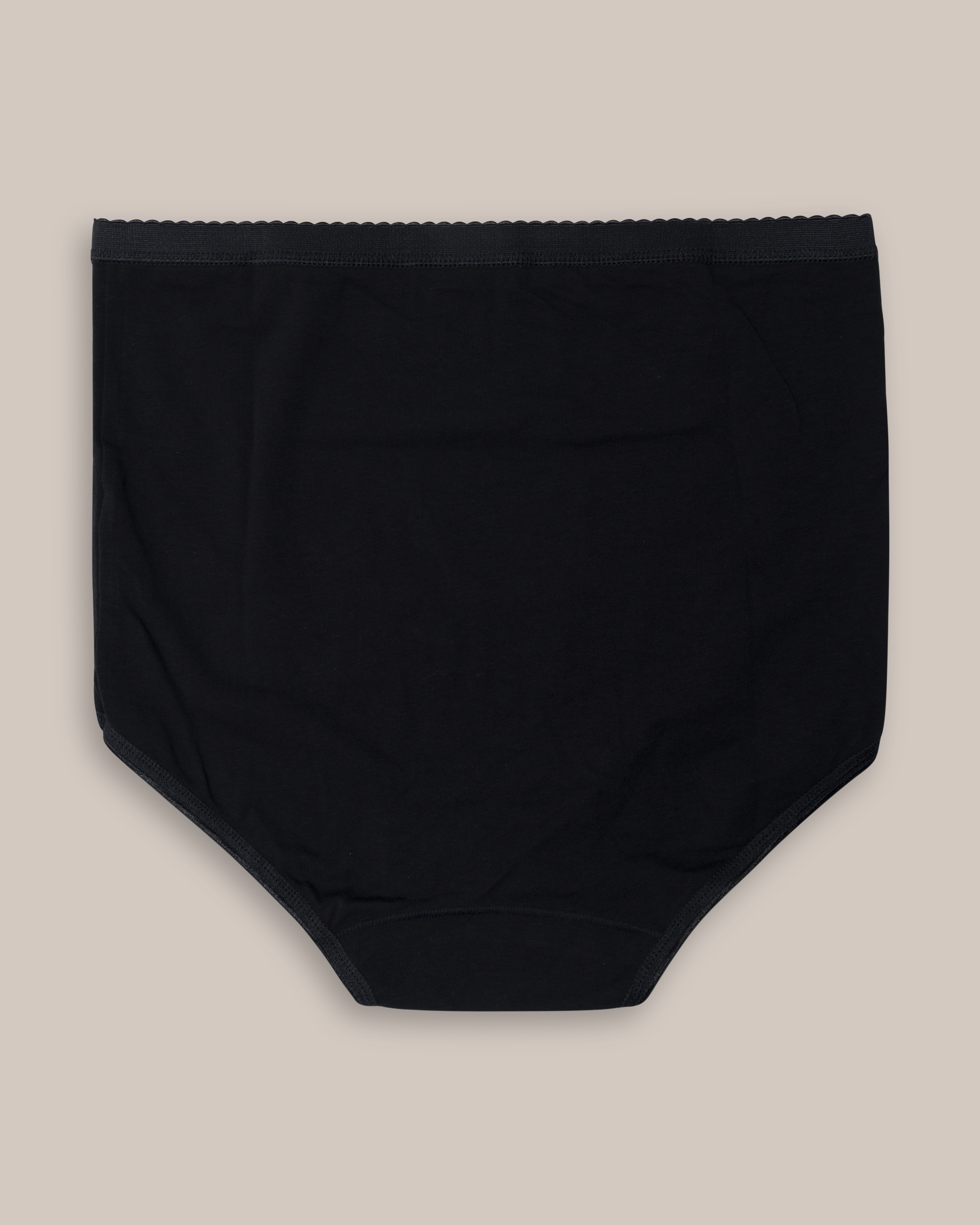 Mustat maksipikkuhousut Sofie, 3 kpl pakkaus Musta