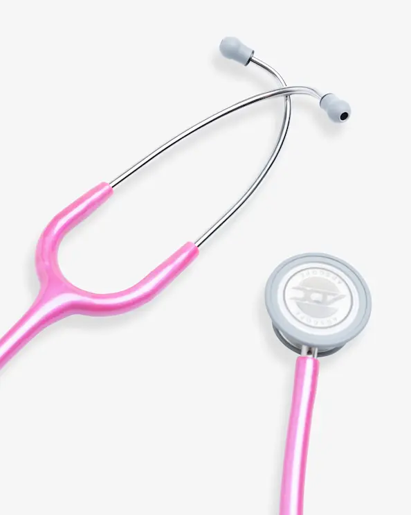 ADC 608 Clinician Stetoskooppi Vadelmanpunainen Metallic