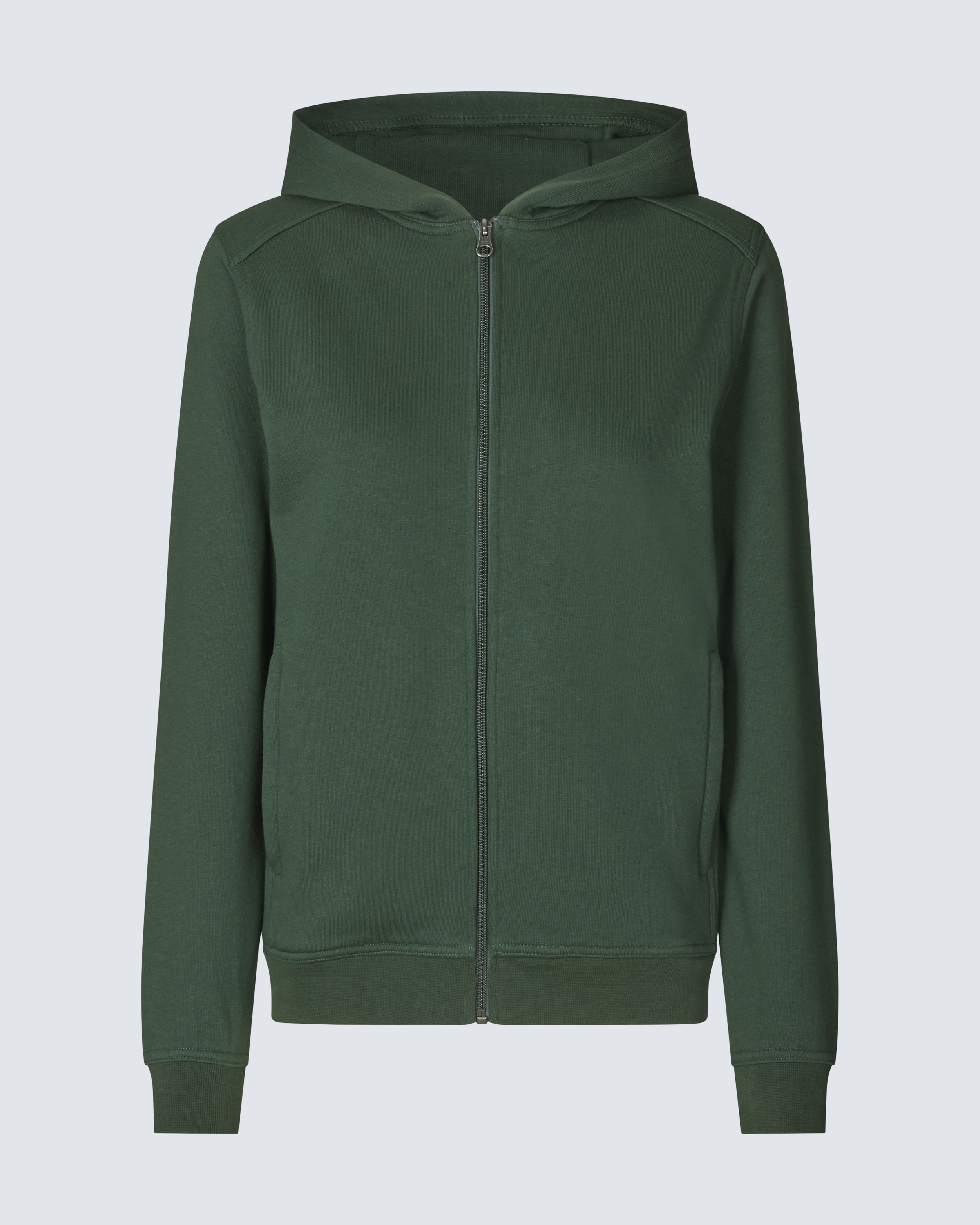 ID PRO Wear CARE Hettegenser med glidelås Dame Mørkegrønn