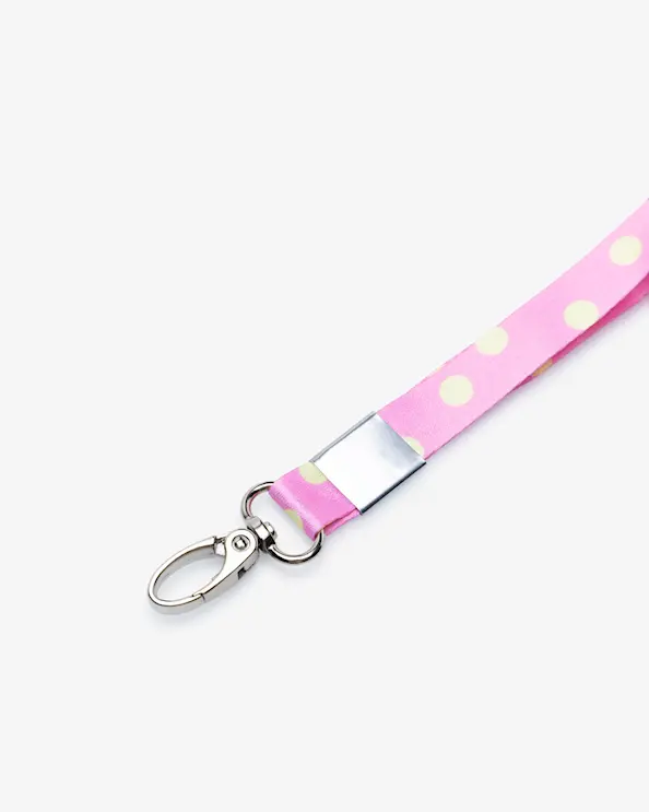 Nøkkelbånd Prikkete Rosa