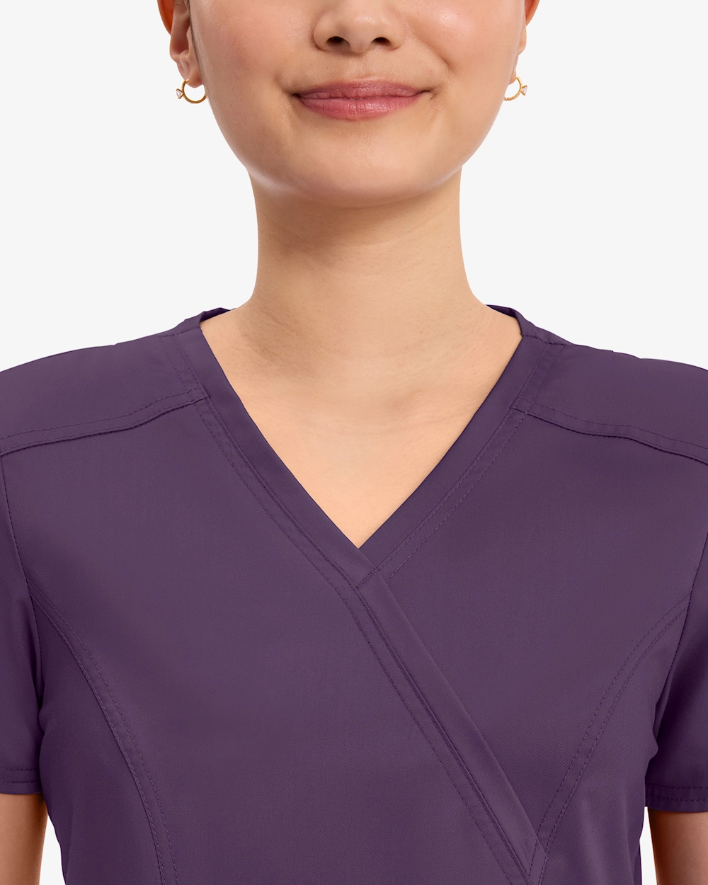 Cherokee Revolution Mock Wrap Top WWE610 Lilla