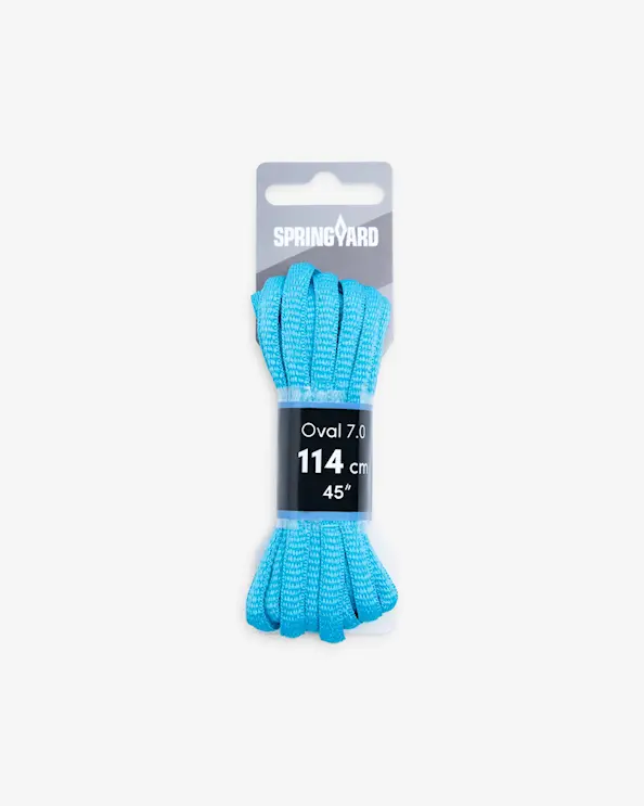 Springyard Oval Shoelaces Blåa 110 cm