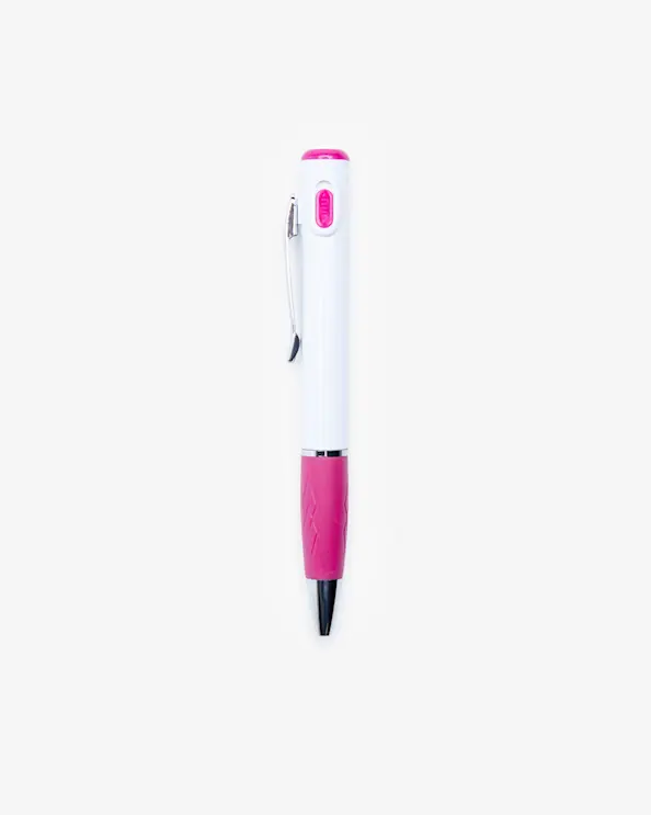 Penn med lampe, Rosa